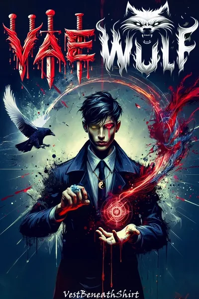 Cover of Vaewolf - A Vampire/Werewolf Cyberpunk Fantasy LitRPG