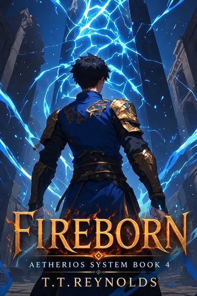 Cover of Aetherios System: Fireborn [Book 4: Slow Build OP MC, Isekai LitRPG, Cultivation, Adventure]
