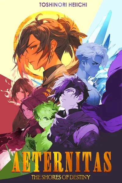 Cover of Aeternitas: The Shores of Destiny - [An Epic Elemental Magic School Fantasy]