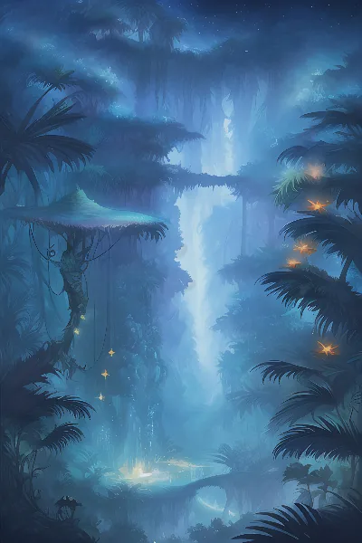 Cover of Tales of the Twilight Jungle (a lesbian fantasy LitRPG)