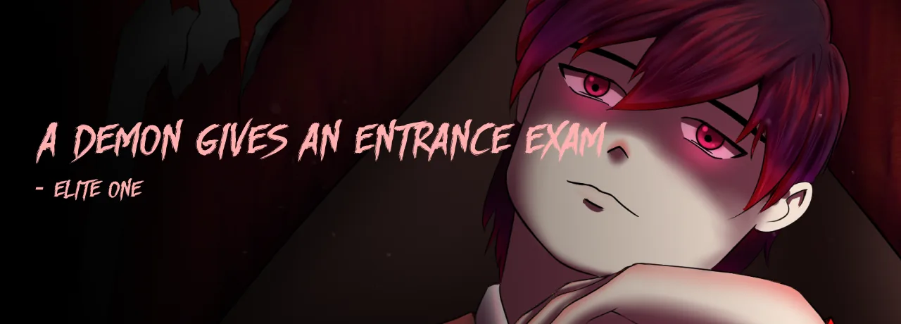 Cover of A Demon Gives an Entrance Exam | Tapas Web Community