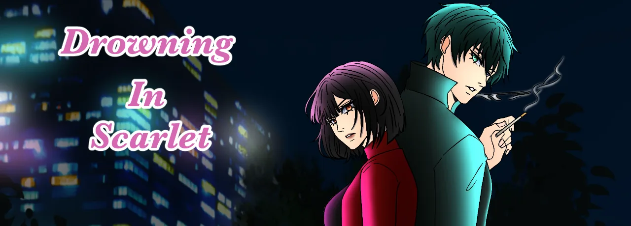 Cover of Drowning In Scarlet | Tapas Web Community