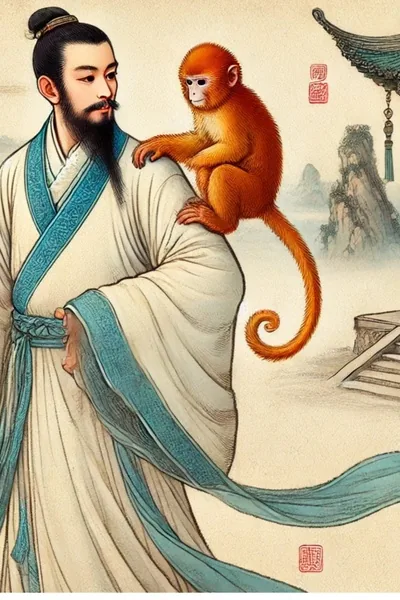 Cover of Between Beast And Buddha: A Drunken Monkey's Journey to Immortality