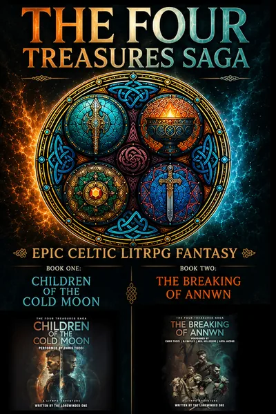 Cover of The Four Treasures Saga [Isekai / LitRPG]